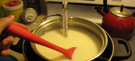 making yogurt