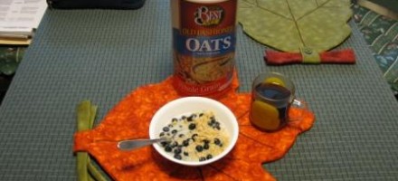 oatmeal leaf placemat