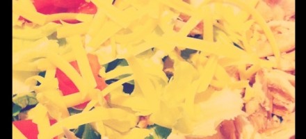 salad cheese chicken