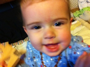 toof phoebe's first tooth